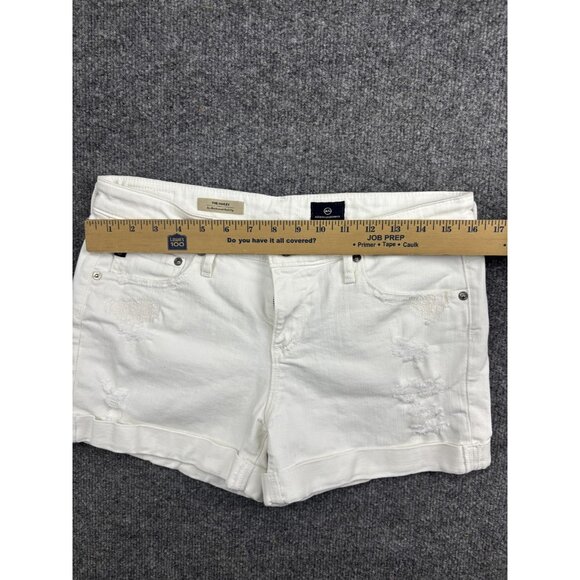 AG Adriano Goldschmied Shorts Womens 28 Hailey Ex-Boyfriend Roll-Up Distressed - Picture 3 of 7